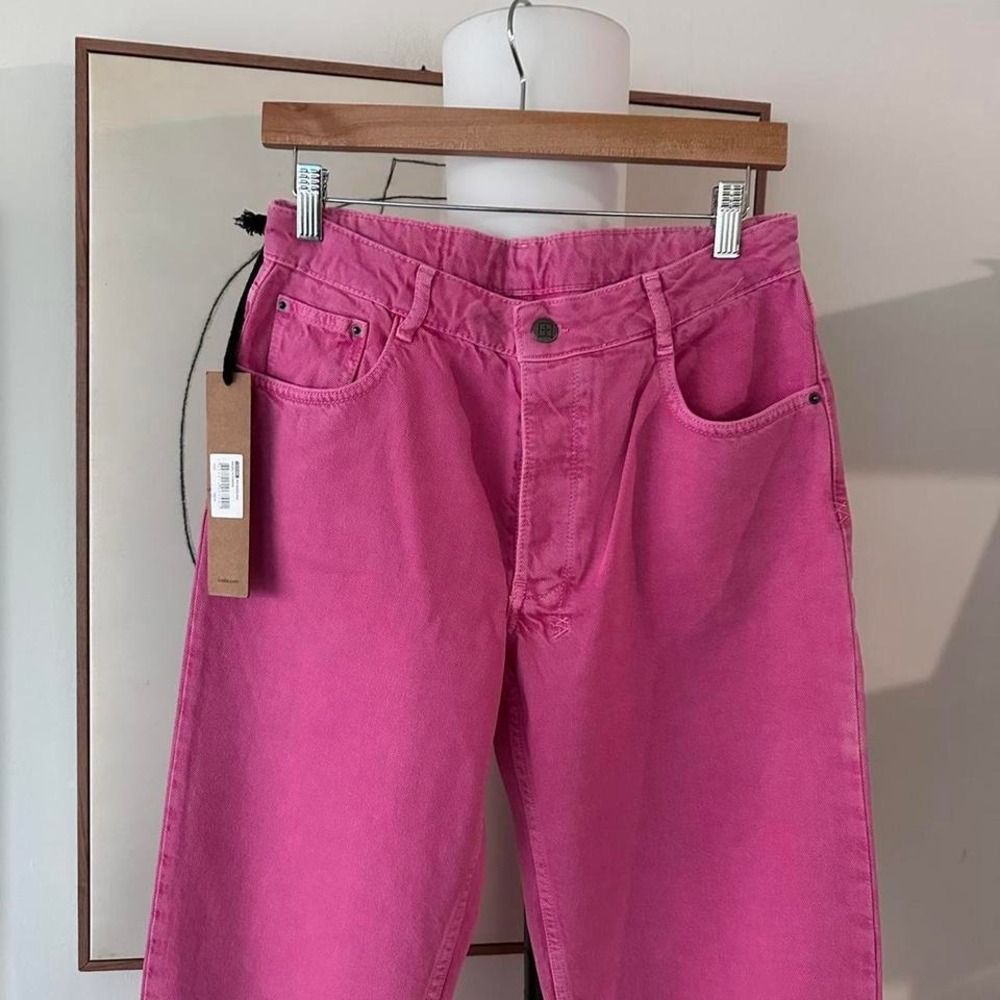 NWT‎  Ksubi Brooklyn Fuschia Straight leg Jeans size 29 - Picture 6 of 8